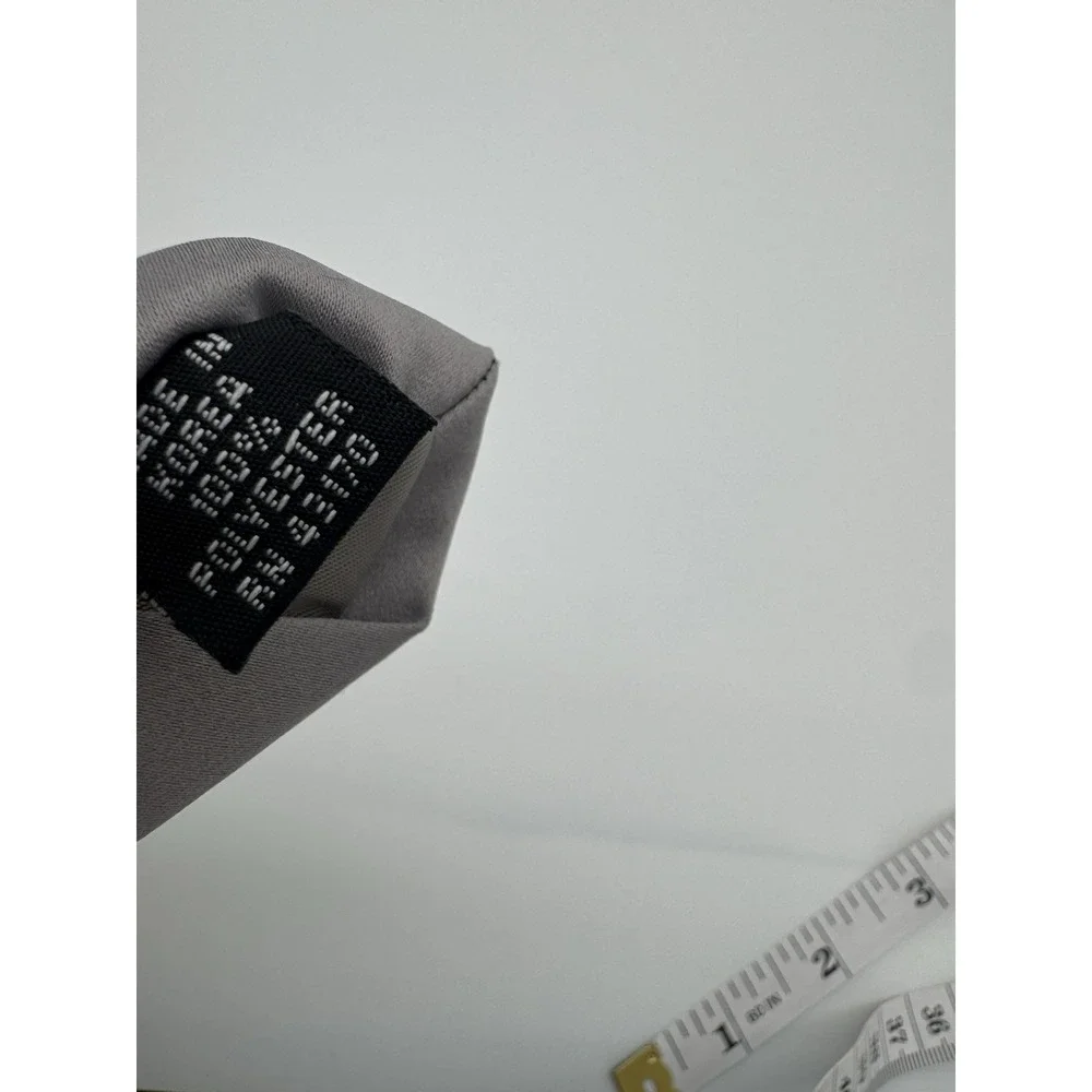 Geoffrey Beene Solid Gray Tie Classic Polyester Necktie Formal Business